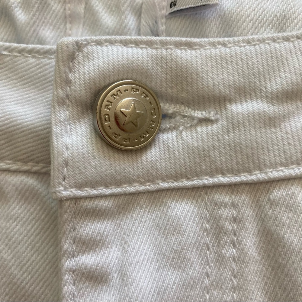 Princess Polly Carey Denim High Waist White Jeans | New without Tags - Picture 10 of 13